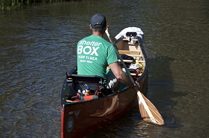 Erik Elsea kayaked the Mississippi for Shelter box